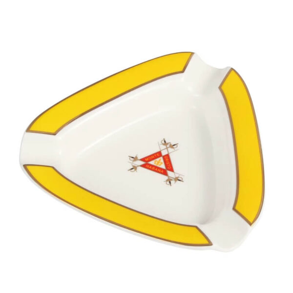 Montecristo Luxury Ceramic Cigar Ashtray for 3 Cigars - Image 2